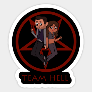 Team Hell - Lucifer (TV Show) Sticker